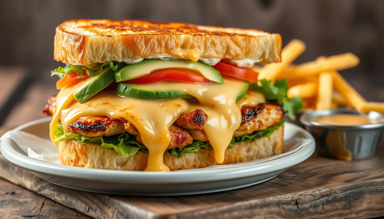 Chicken Avocado Melt Sandwich