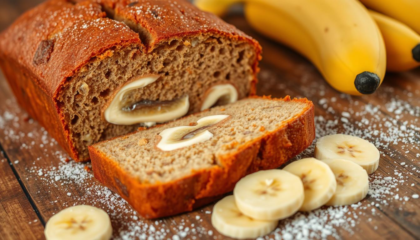 Cream Cheese-Filled Banana Bread