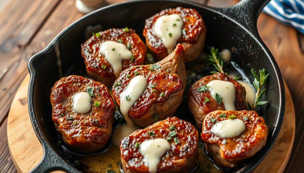 Garlic butter steak bites