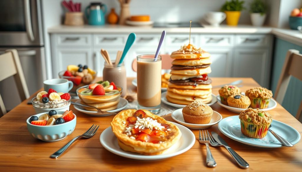 Kid-friendly vegan breakfast