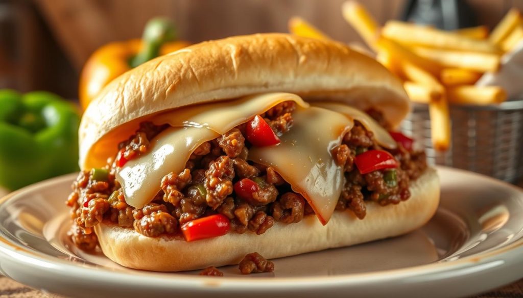 Philly Cheesesteak Sloppy Joes