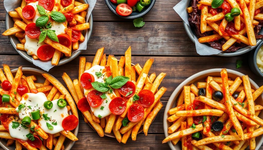 Pizza Fries Variations