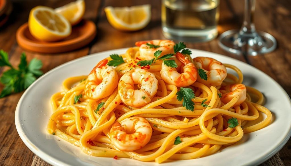 Shrimp Linguine