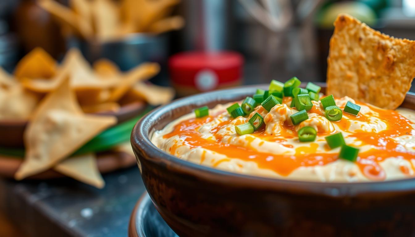 cottage cheese buffalo chicken dip