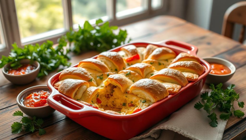 crescent roll breakfast bake