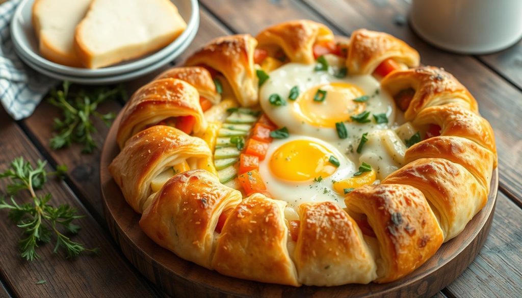 crescent roll breakfast ring