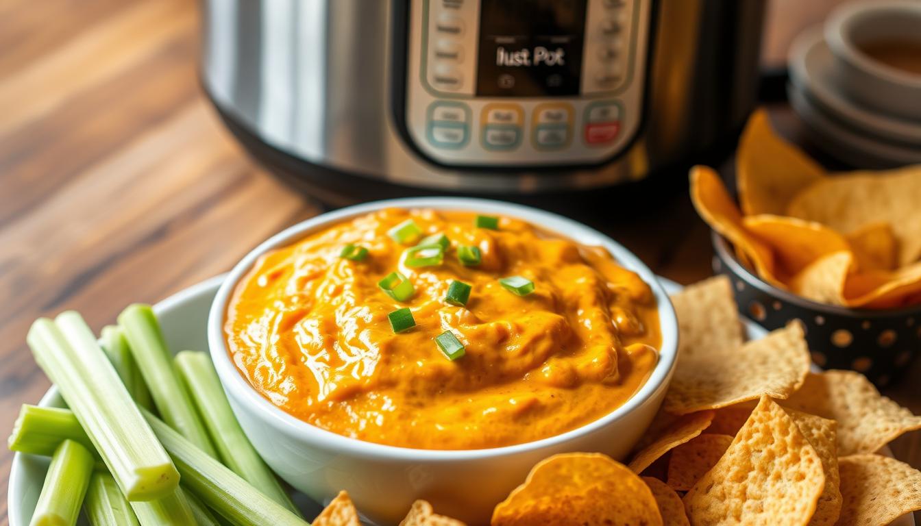 instant pot buffalo chicken dip