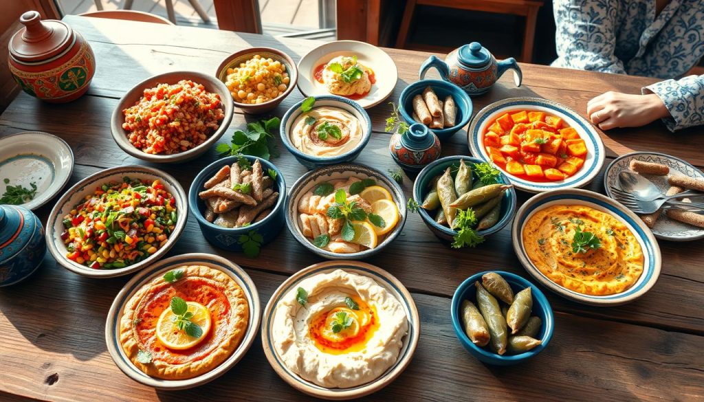 lebanese food presentation